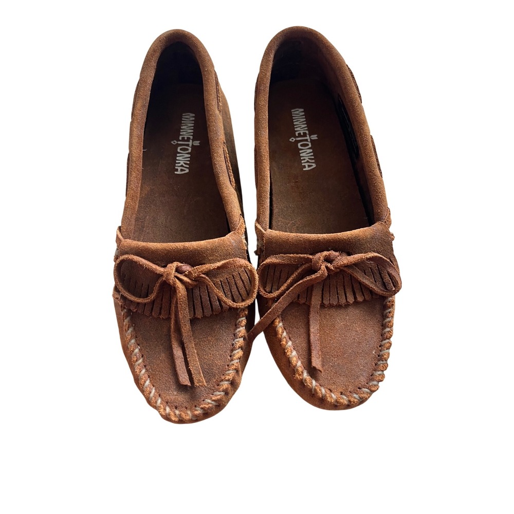 Minnetonka moccasin brown 6‎ woman